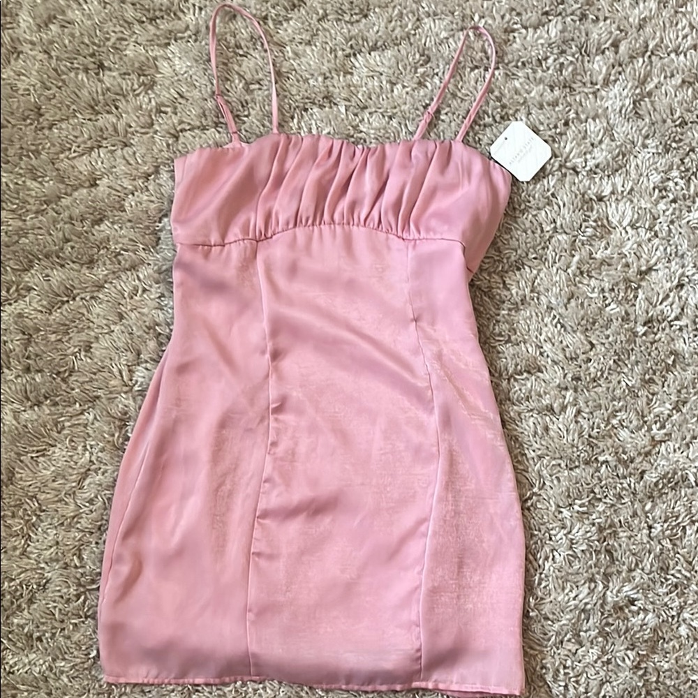 Altar'd State Pink Mini Dress